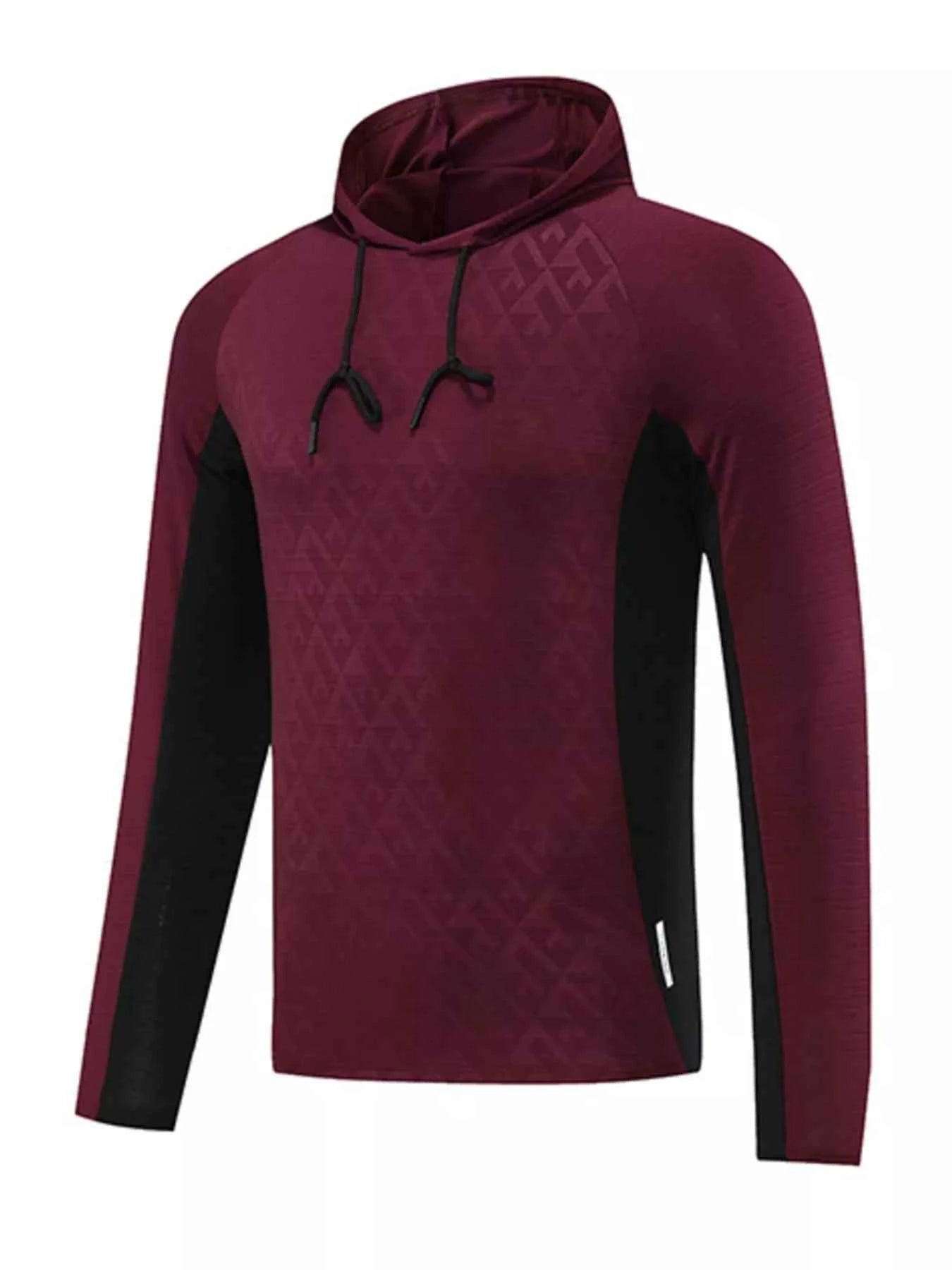 Men's Plus Size Raglan Sleeve Athletic Fit Hoodie