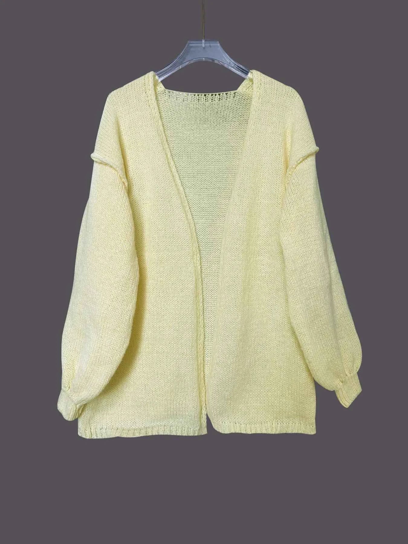 Open Front Long Sleeve Cardigan for Stylish Layering
