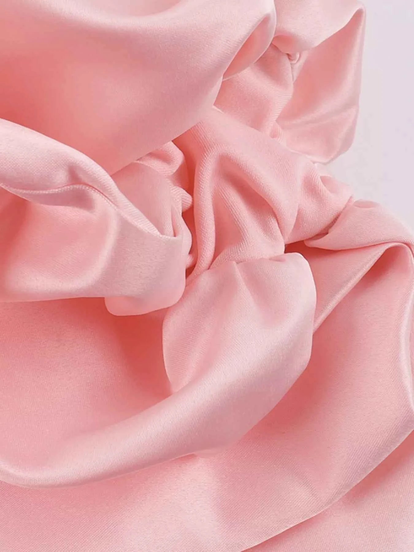 Elegant Strapless Bowknot Bubble Hem Mini Dress