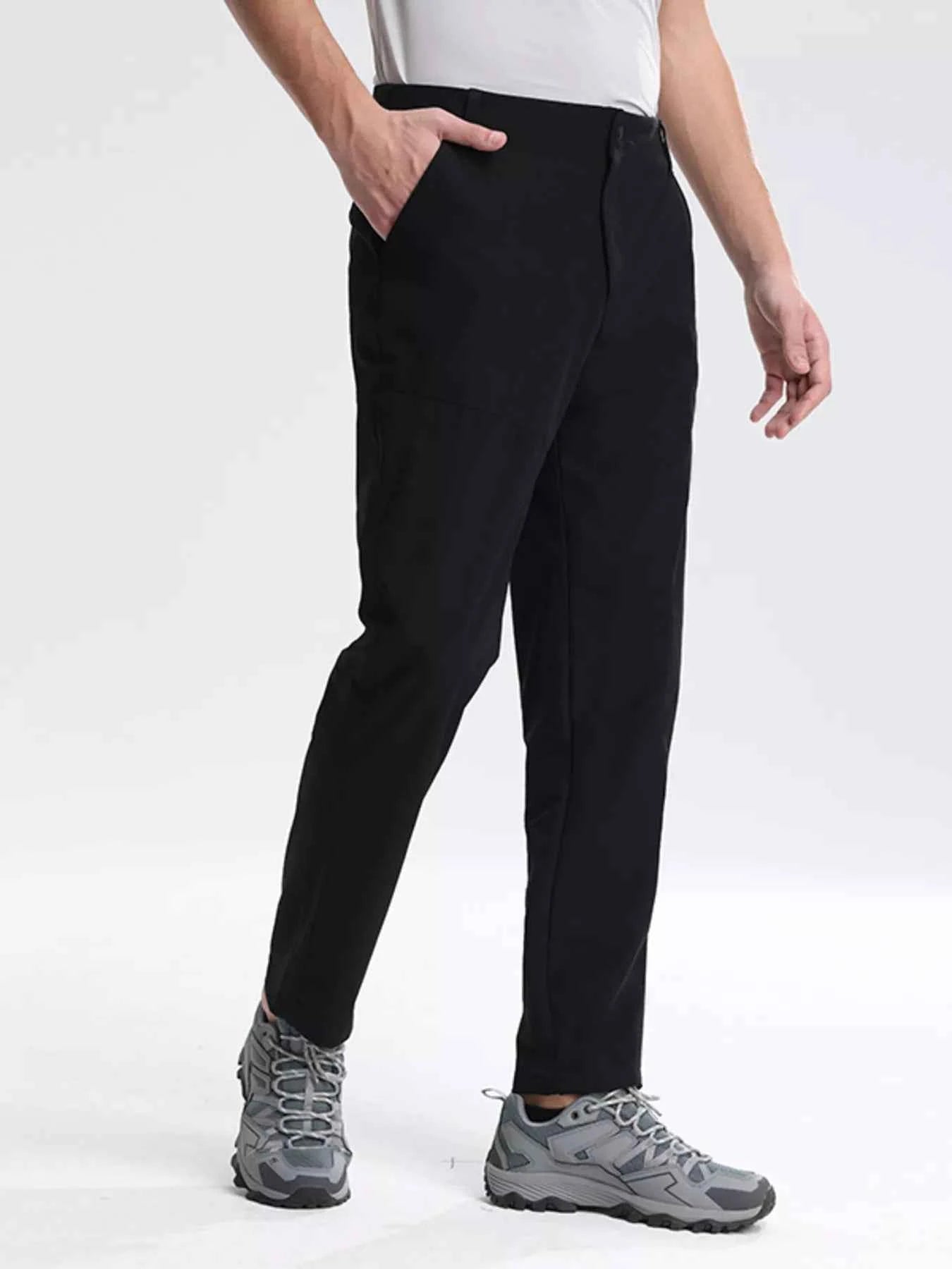 Men's Plus Size Lightweight Pocketed Pants