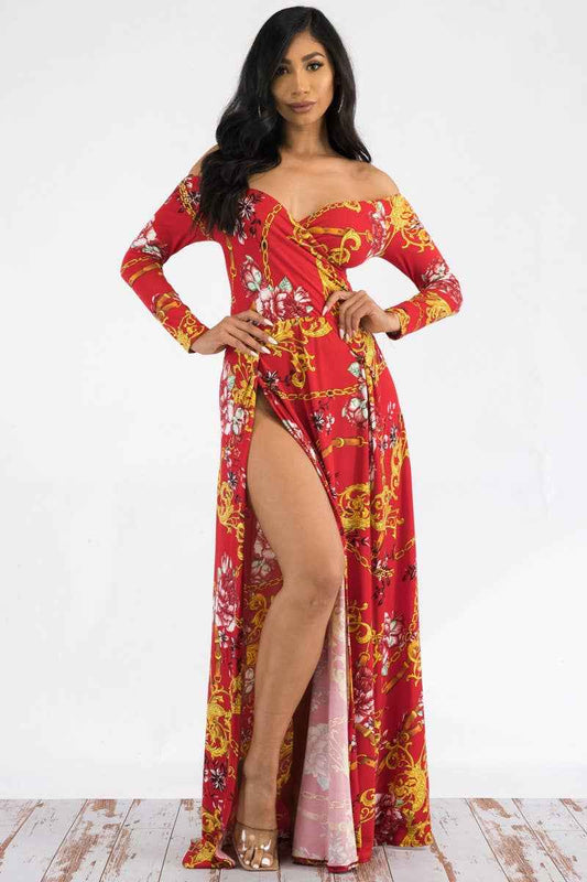OFF Shoulder Maxi Dress🔥 Red-Hot. Bold. Unapologetic.
This is not the dress for playing it safe. ❤️‍🔥