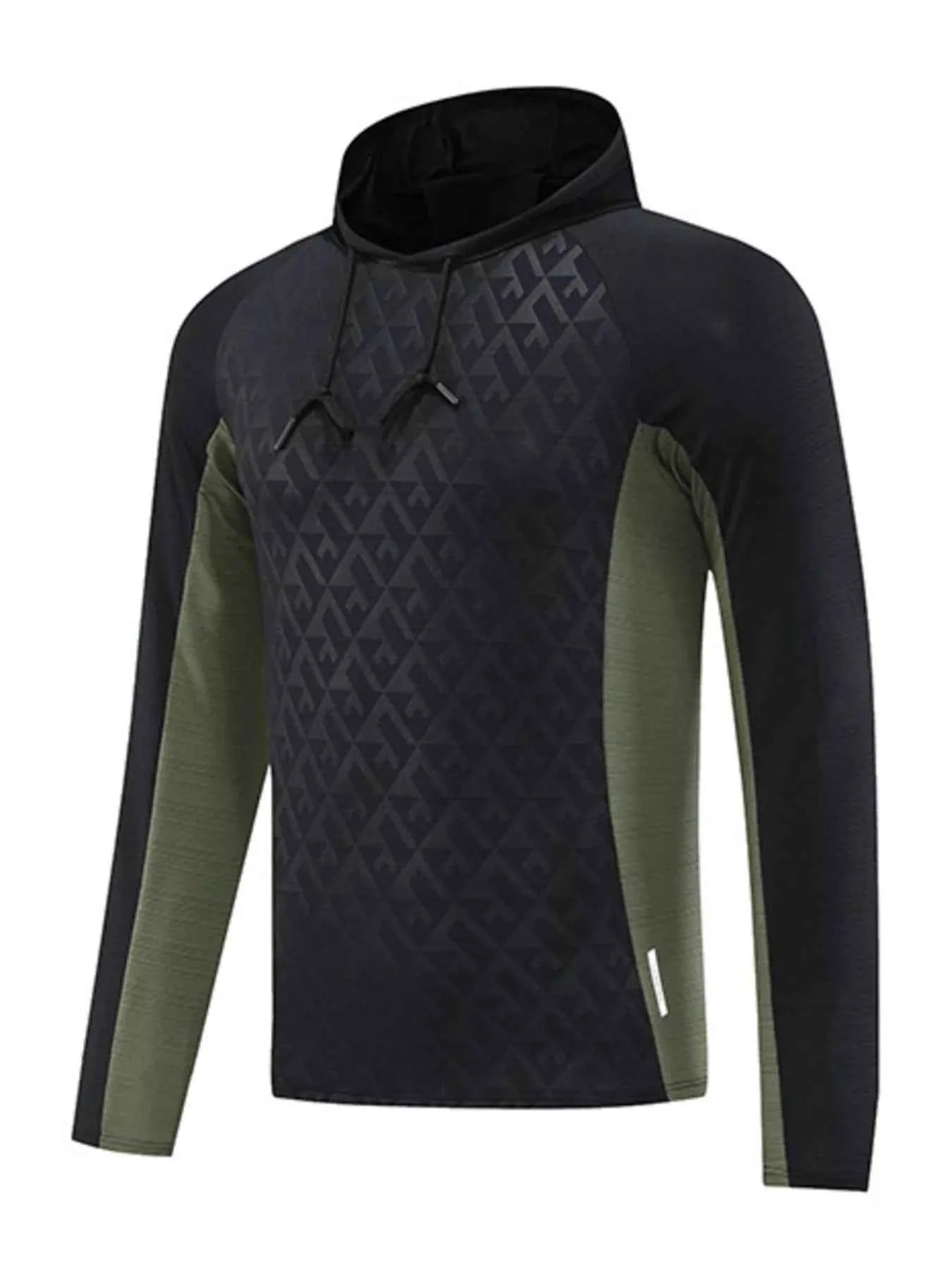 Men's Plus Size Raglan Sleeve Athletic Fit Hoodie