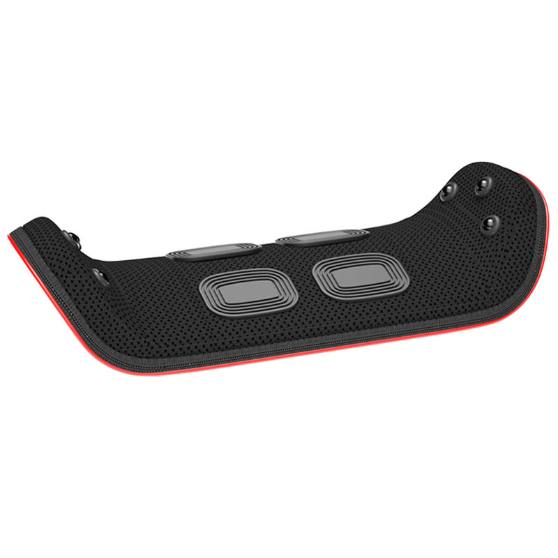 Dispositivo de tracción lumbar eléctrico de relajación, masajeador vibratorio de espalda y cintura, soporte para la columna lumbar, alivia la fatiga de la cintura