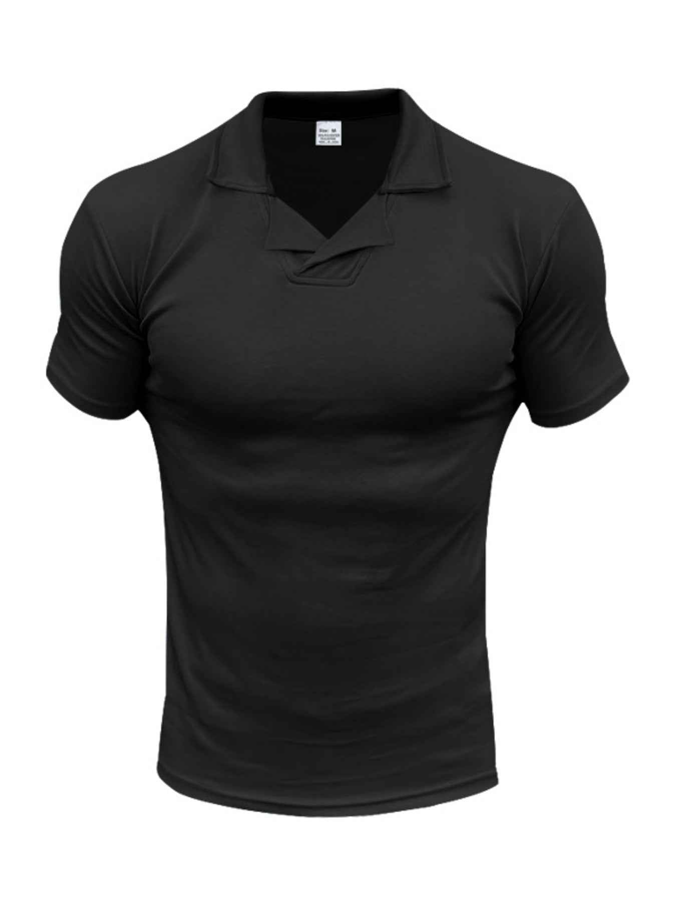 Men's Full Size Casual Short Sleeve Polo Plus Size