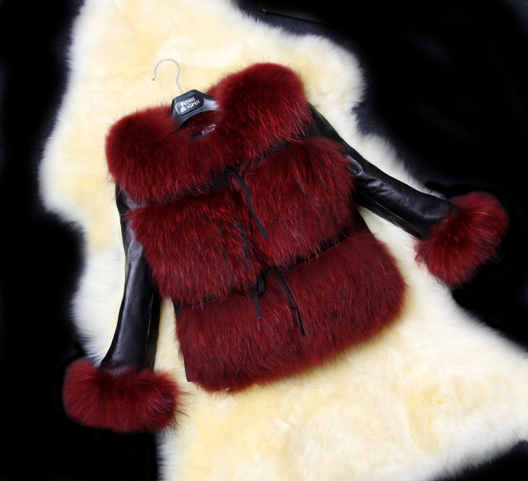 Women’s Faux Fur Jacket – Chic & Cozy