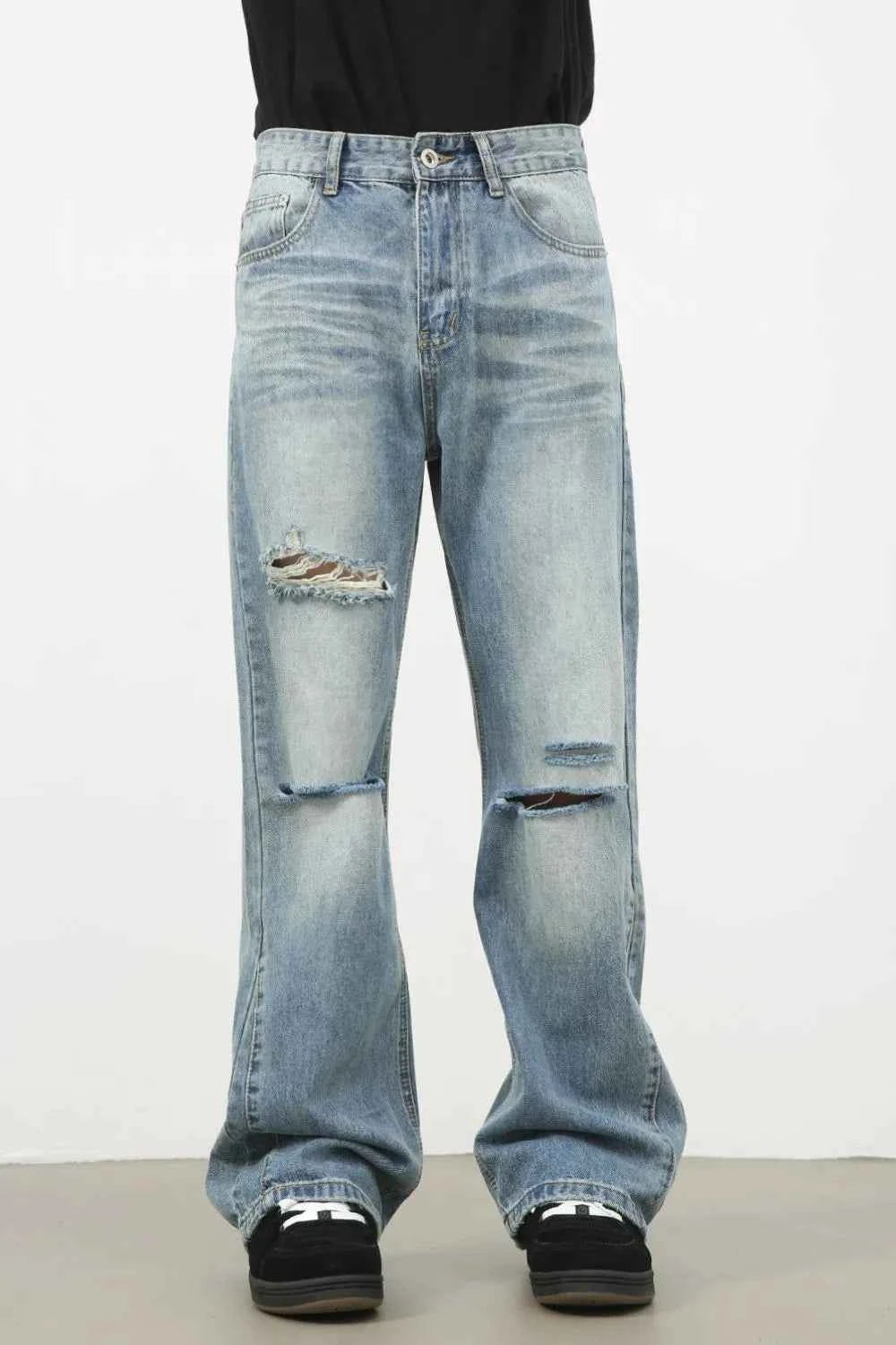 Men's Distressed Denim Jeans for Effortless Style