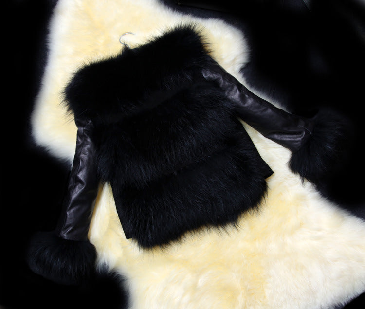 Women’s Faux Fur Jacket – Chic & Cozy
