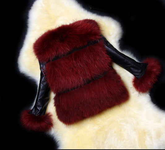Women’s Faux Fur Jacket – Chic & Cozy