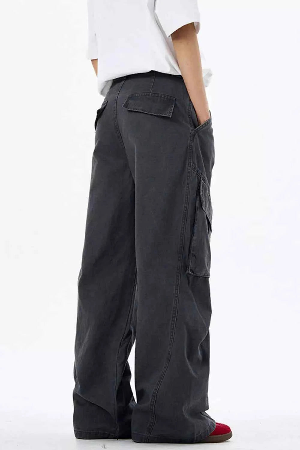 Men's Loose Fit Multi-Pocket Cargo Pants
