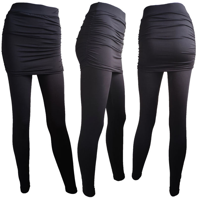 Hip-Side Sculpt Pleated Skirted Leggings 🔥 Limited-Time Offer: Buy 2 & Get the 2nd Pair 50% OFF