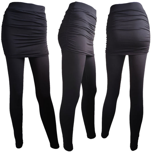 Hip-Side Sculpt Pleated Skirted Leggings 🔥 Limited-Time Offer: Buy 2 & Get the 2nd Pair 50% OFF
