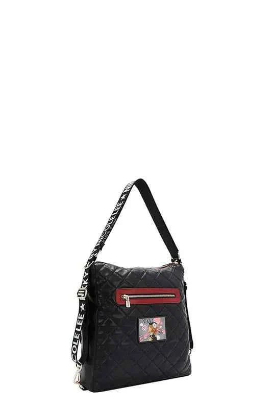 Nicole Lee USA Backpack Bag - Convertible Adjustable Strap for Versatile Style
