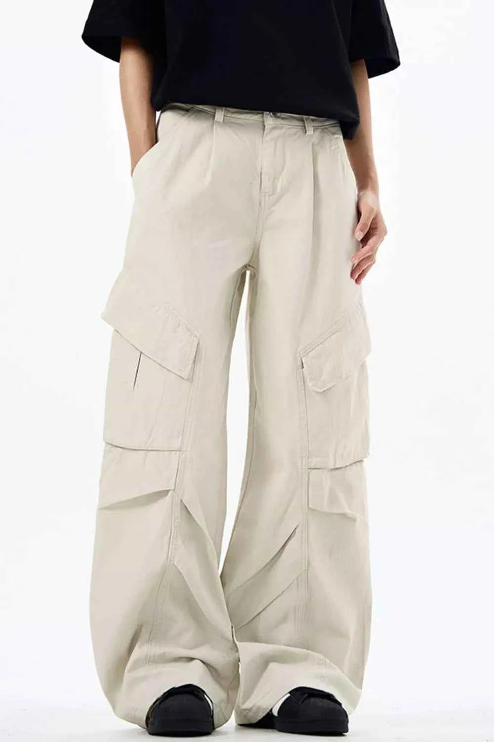 Men's Loose Fit Multi-Pocket Cargo Pants