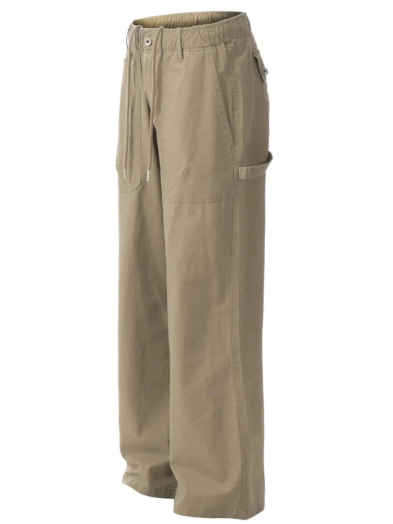 Men's Drawstring Wide Leg Pants