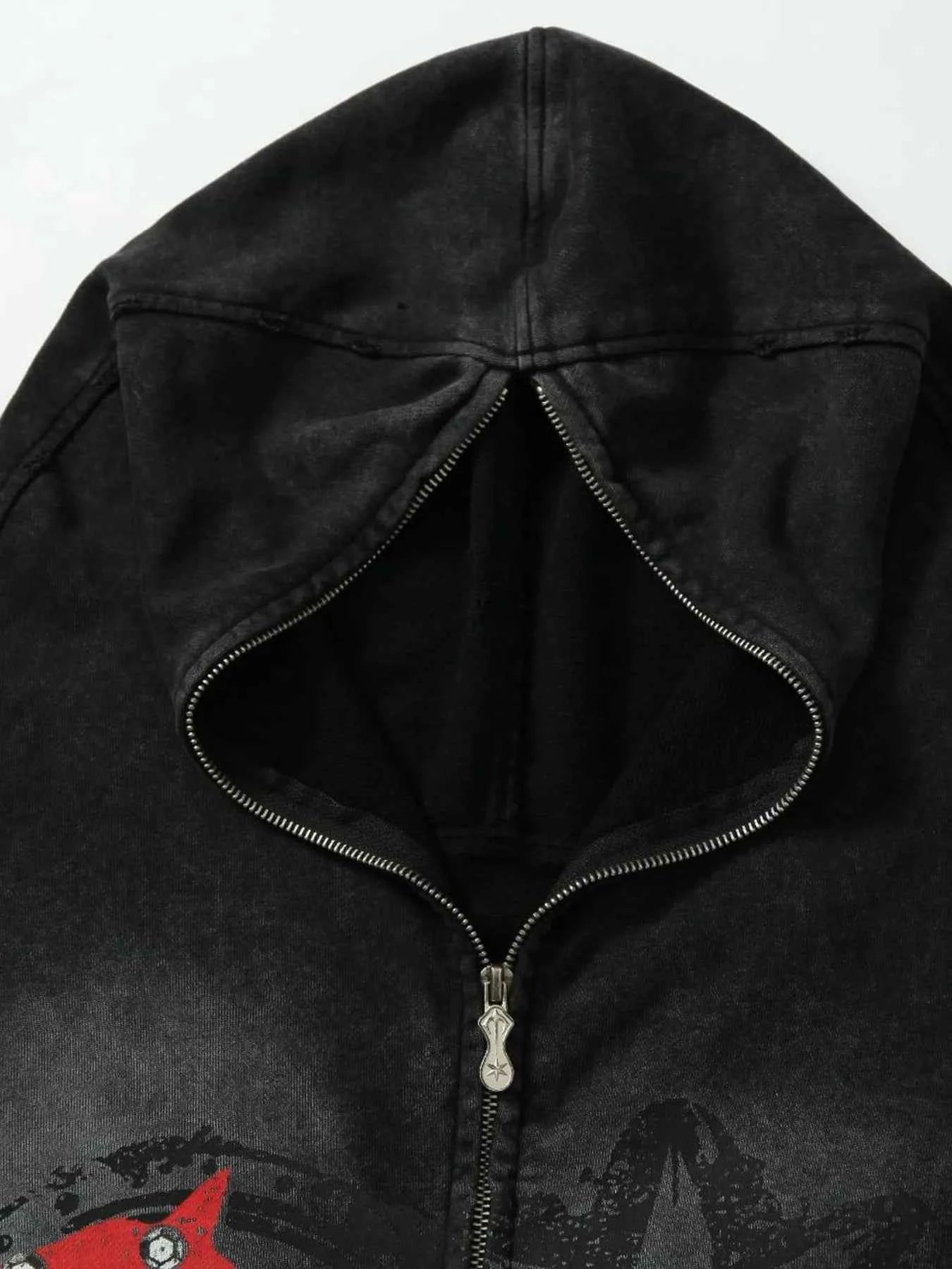 Men's Zip-Up Hoodie Long Sleeve Fashion