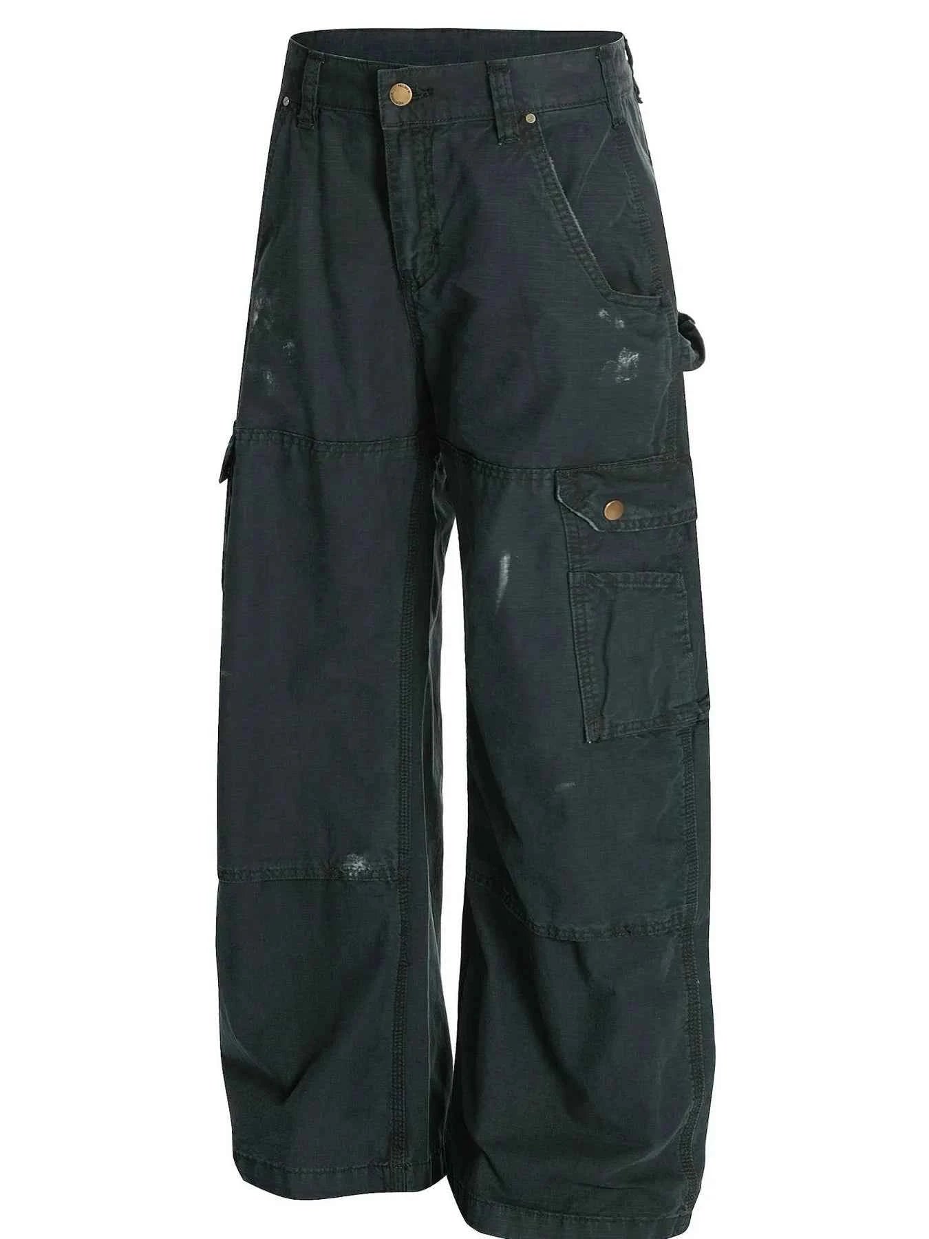 Men's Wide Leg Cargo Pants