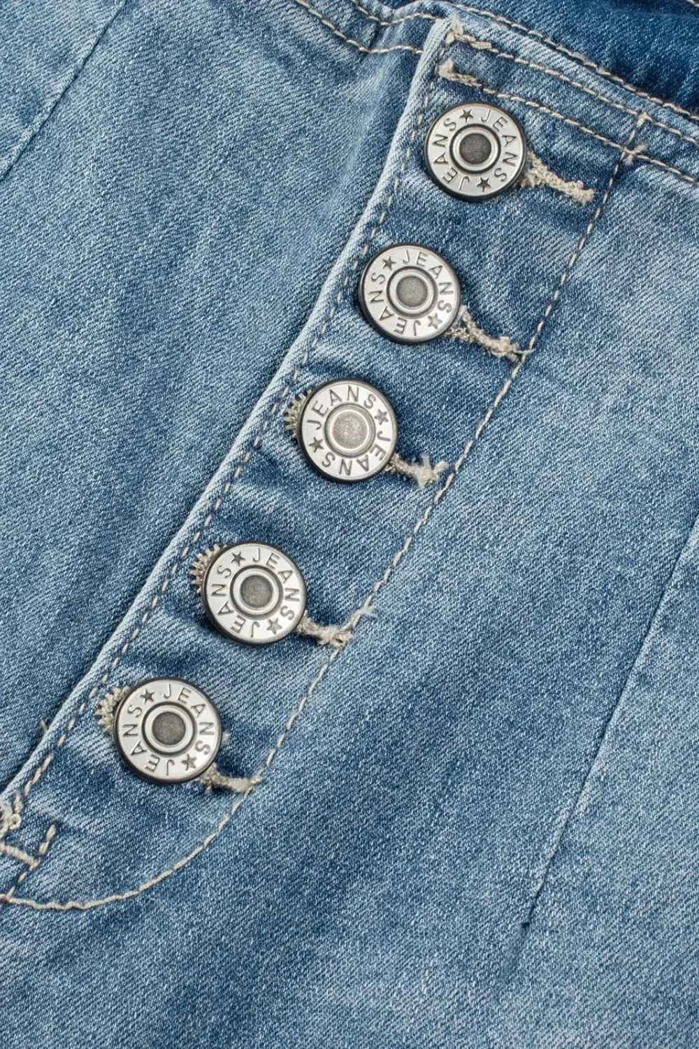 Button Fly High Waist Jeans for Effortless Style and Comfort