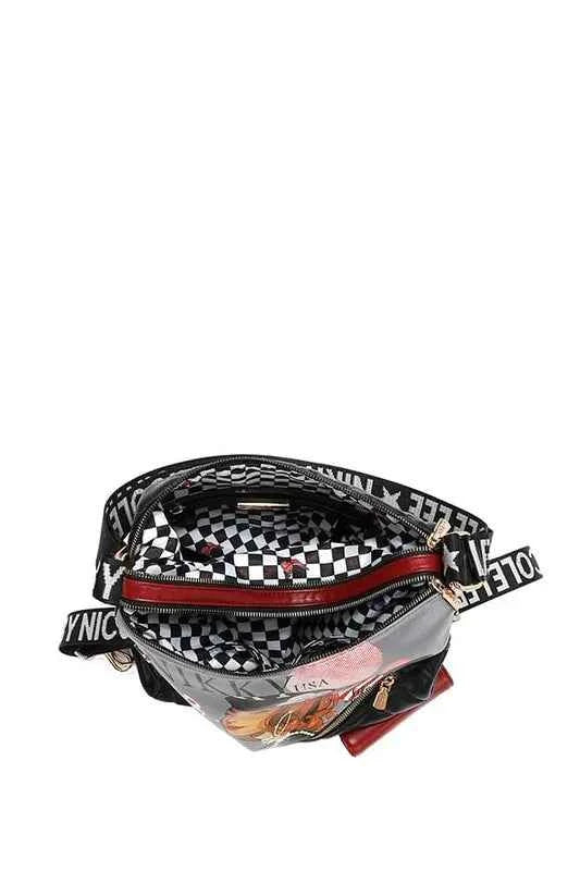 Nicole Lee USA Backpack Bag - Convertible Adjustable Strap for Versatile Style