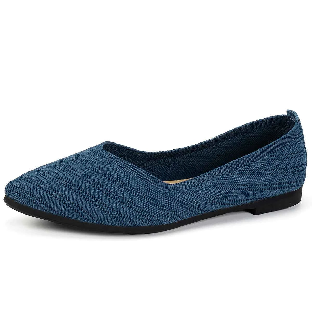 Mesh Point Toe Slip-Ons for Stylish Comfort and Versatility