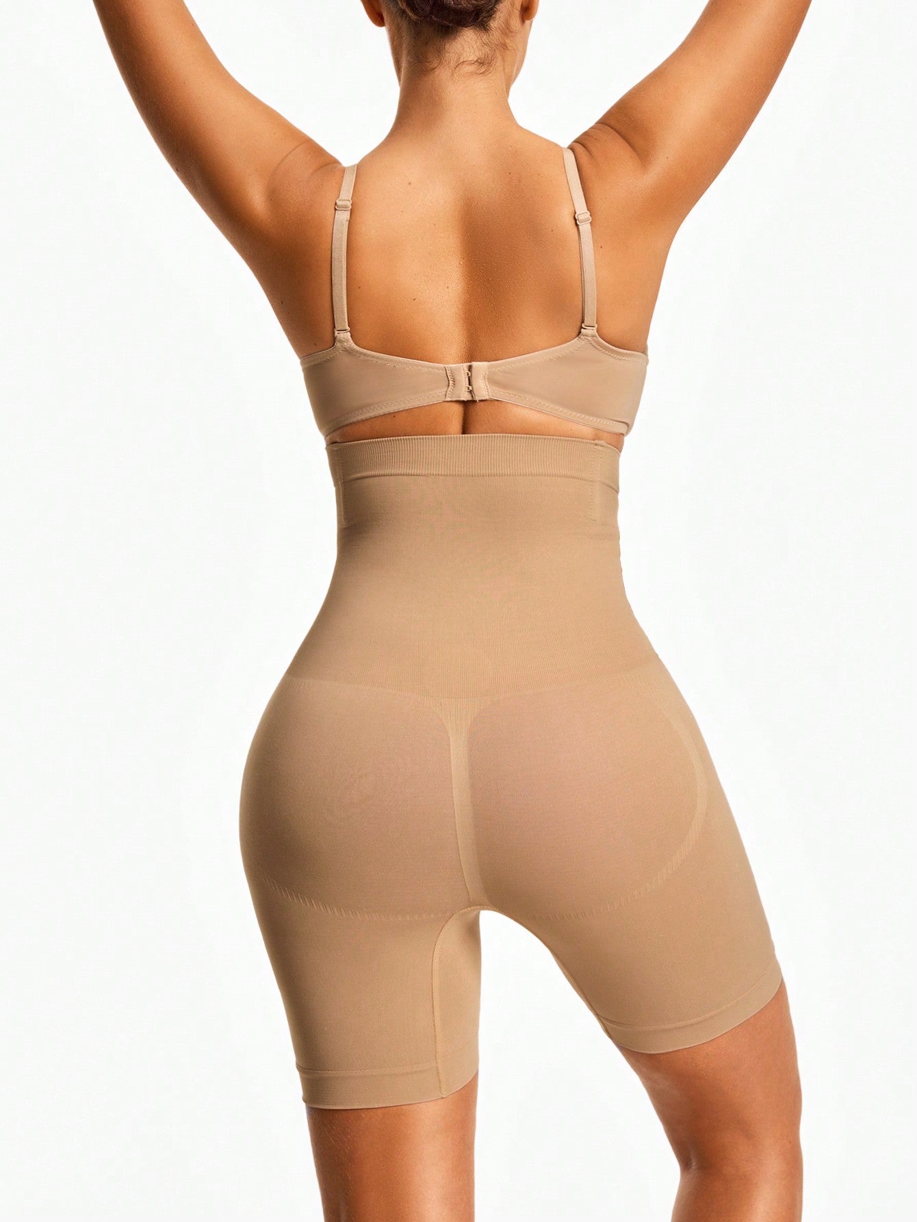 Adjustable 3-Level Closure Shapewear Shorts - Tummy & Waist Control With Natural Butt-Lift