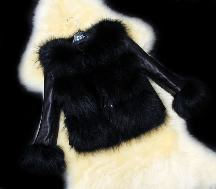 Women’s Faux Fur Jacket – Chic & Cozy
