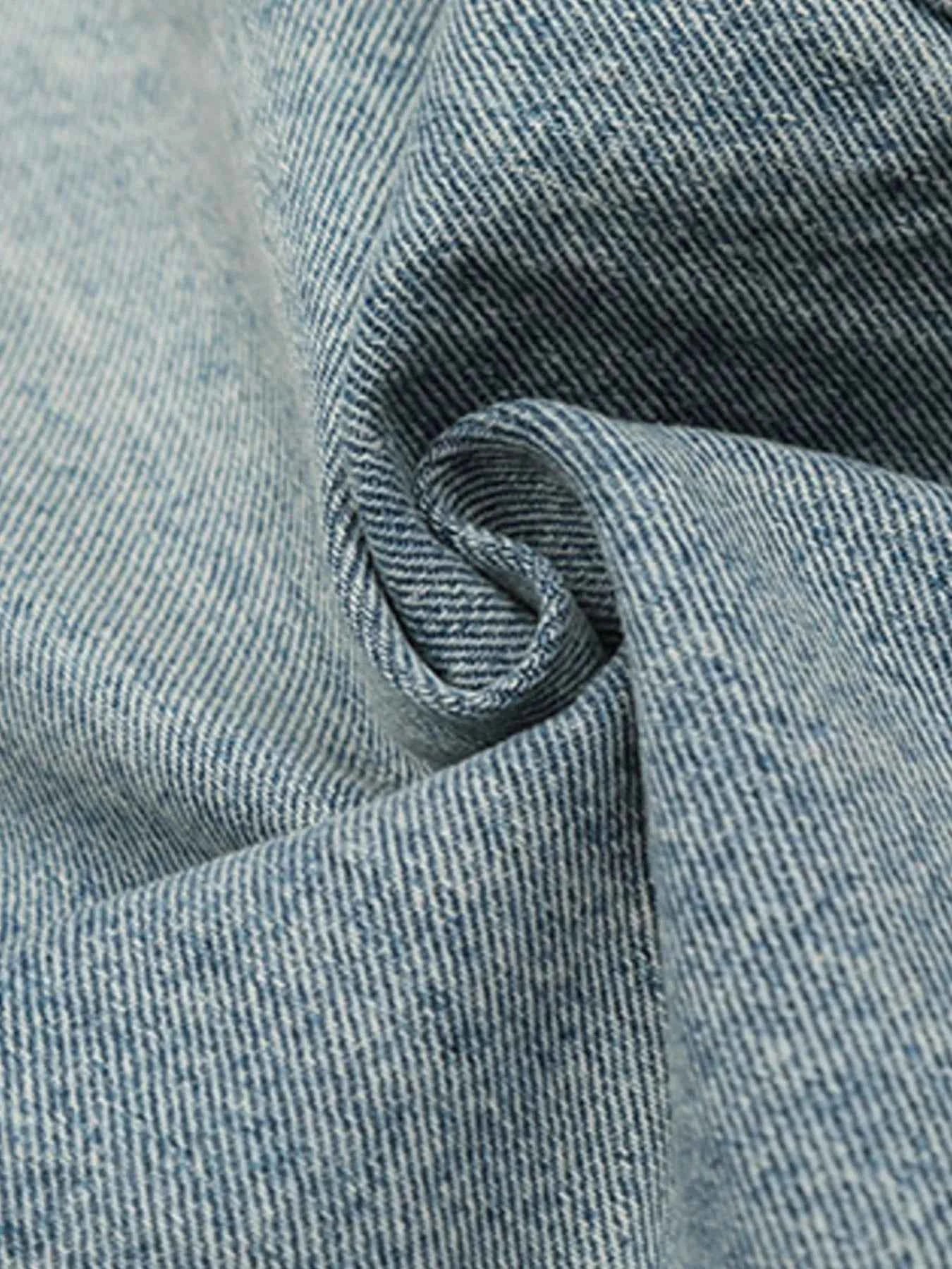 Men's Washed Relaxed Fit Baggy Jeans