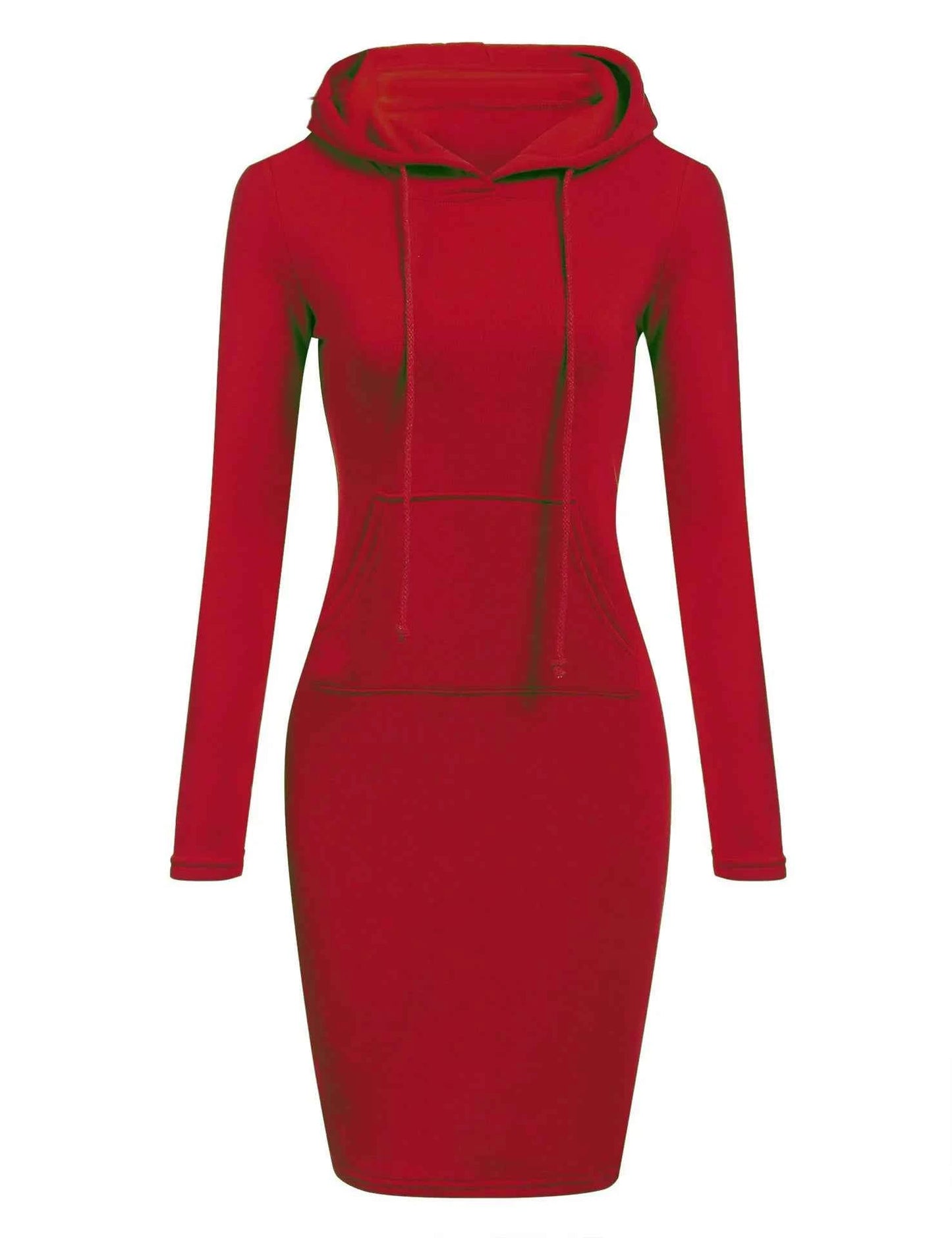 TrendPop Cozy Hooded Dress
Women’s Hooded Pullover Dress – Casual Loose-Fit Hoodie Dress, Autumn/Winter