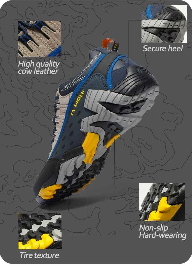 TrailGuard Waterproof Trekking Shoes – Unisex Hiking and Outdoor Boots