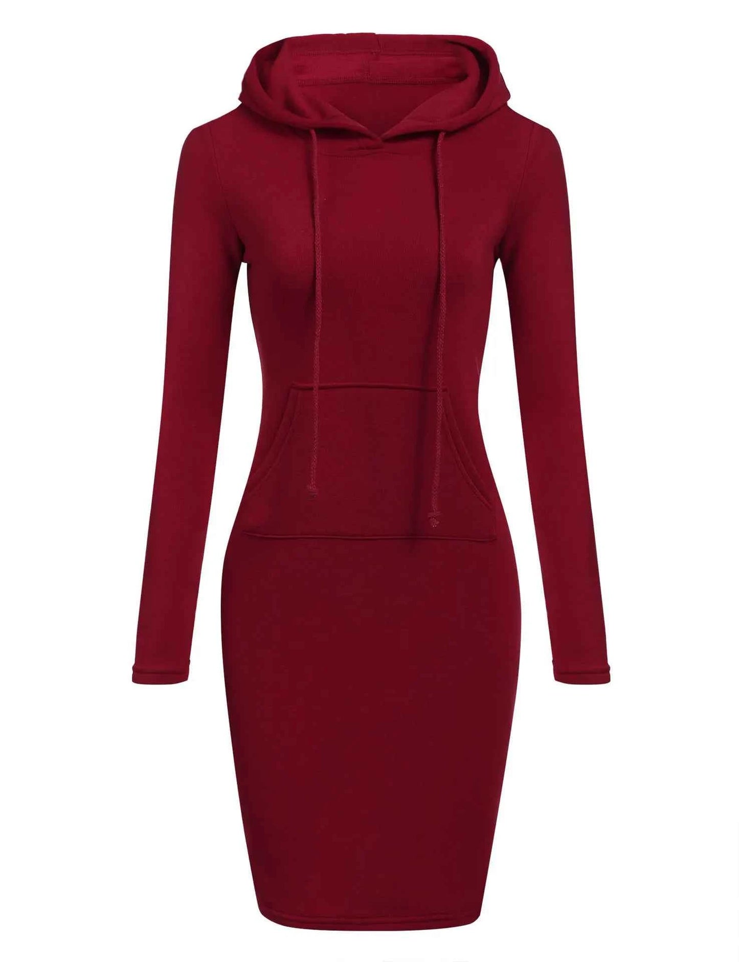 TrendPop Cozy Hooded Dress
Women’s Hooded Pullover Dress – Casual Loose-Fit Hoodie Dress, Autumn/Winter