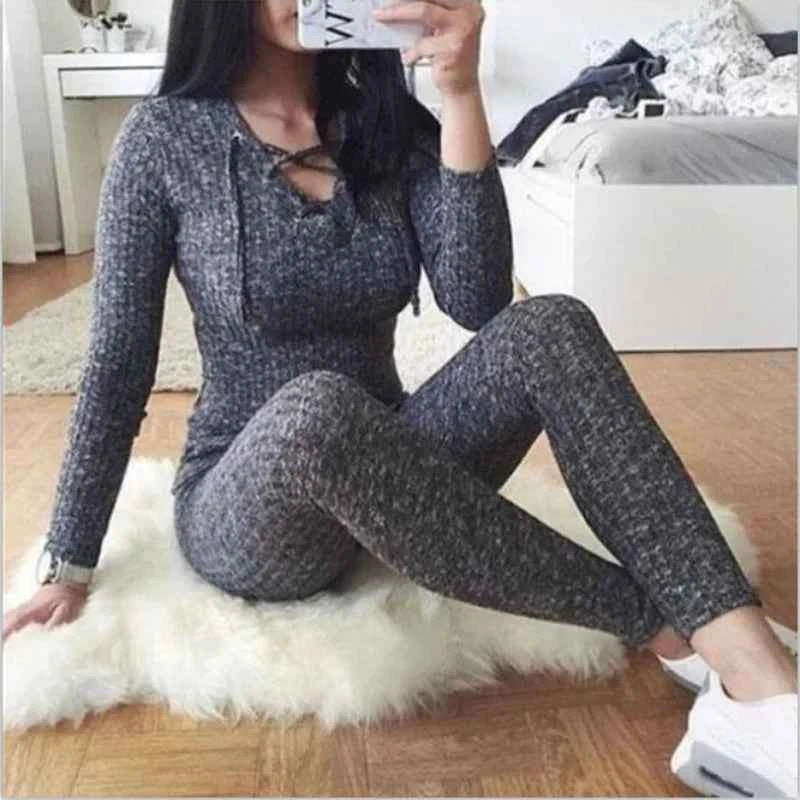 Urban Heat V-Cross Jumpsuit