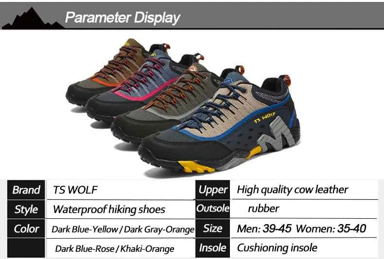 TrailGuard Waterproof Trekking Shoes – Unisex Hiking and Outdoor Boots