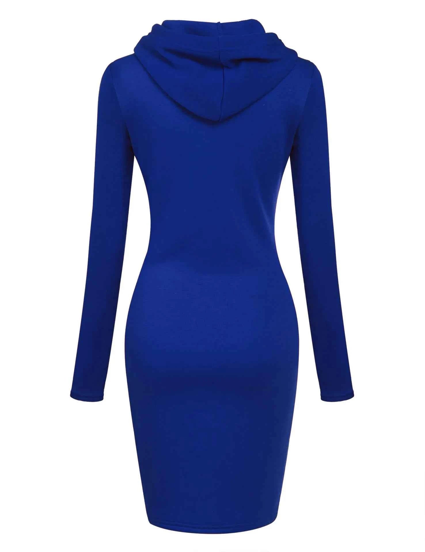 TrendPop Cozy Hooded Dress
Women’s Hooded Pullover Dress – Casual Loose-Fit Hoodie Dress, Autumn/Winter