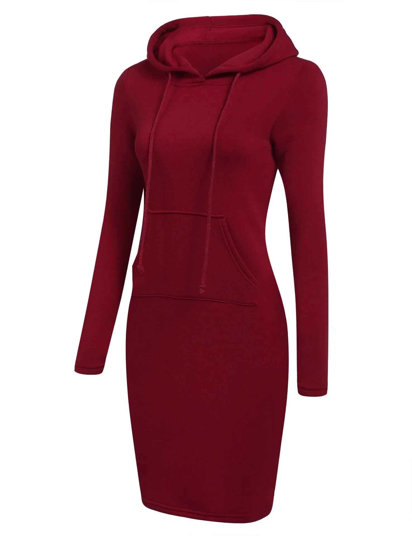 TrendPop Cozy Hooded Dress
Women’s Hooded Pullover Dress – Casual Loose-Fit Hoodie Dress, Autumn/Winter