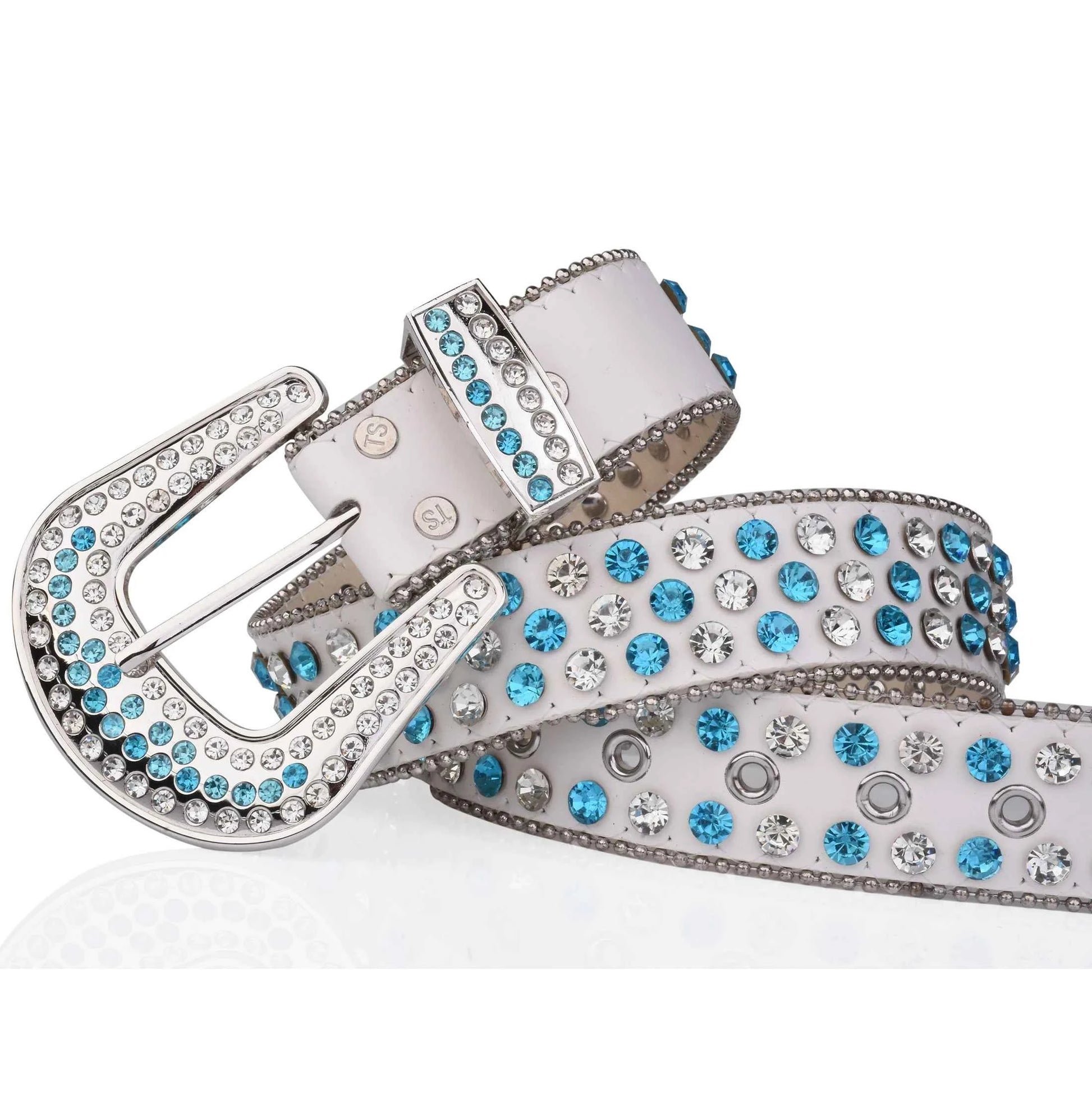 DCDG BlueNova Rhinestone Belt™ – Crystal Western Street Edition