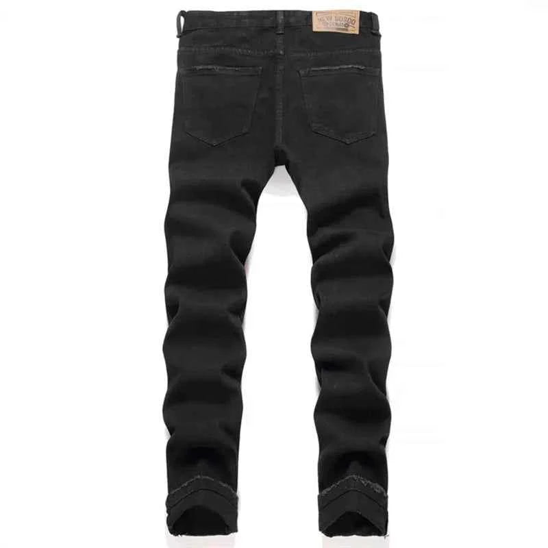 DCDG Pentagram Rift Straight Denim™ – Retro Black Street Edition