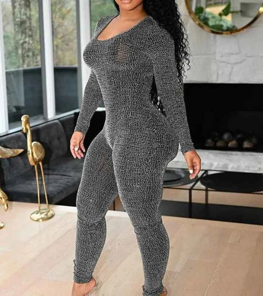 Sexy **Luxe Lace Up Leather Hollow Jumpsuits **
