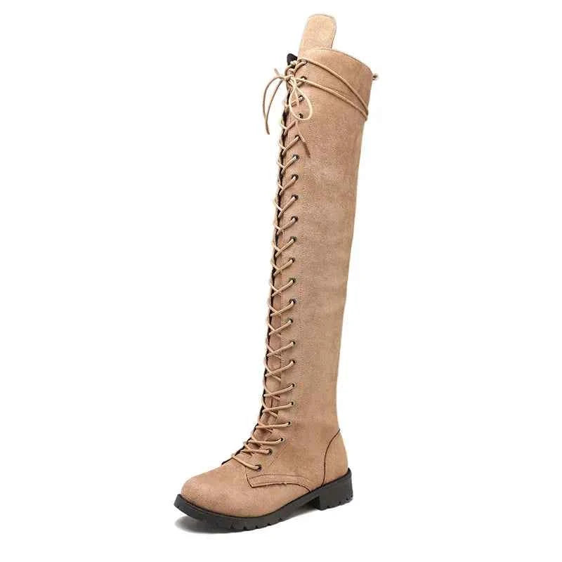 Midnight Rebel Over-The-Knee Boots