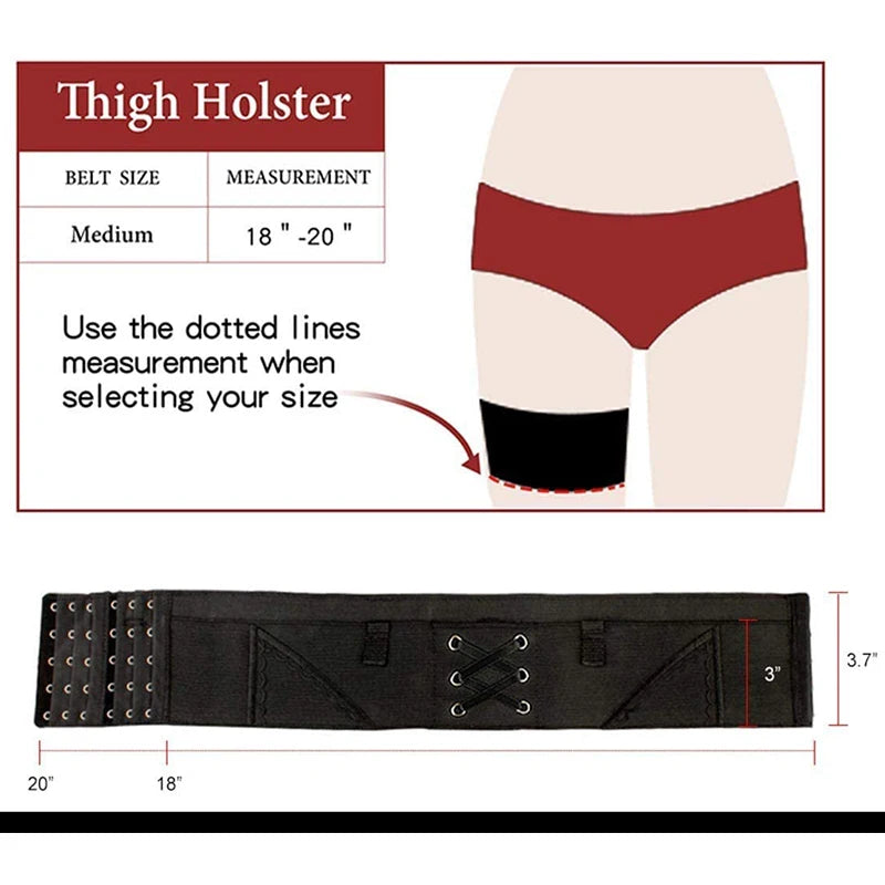 Hot Women’s Adjustable Anti-Slip Thigh Holster