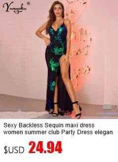 Sexy see through sequin summer dress women luxury mesh maxi birthday party dress elegant prom long evening dresses vestidos