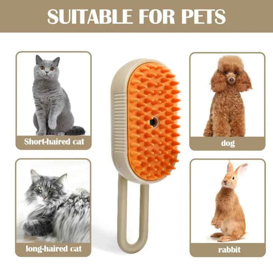 3-in-1 Steam Grooming Brush – Detangle. Clean. Upgrade Your Pet’s Routine.
