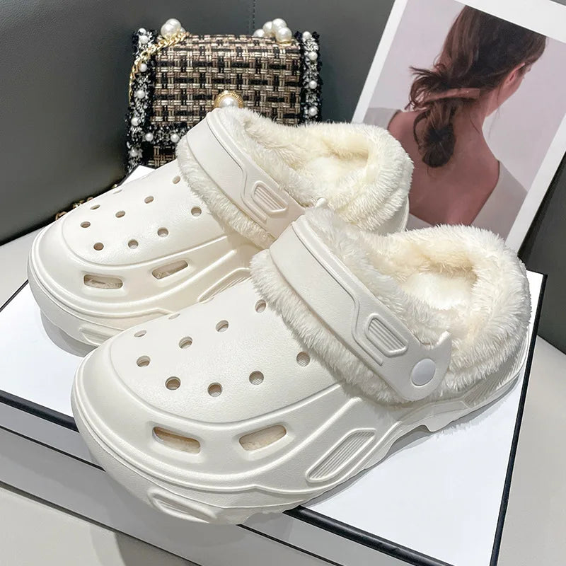 Cozy Cloud EVA Padded Platform Slippers