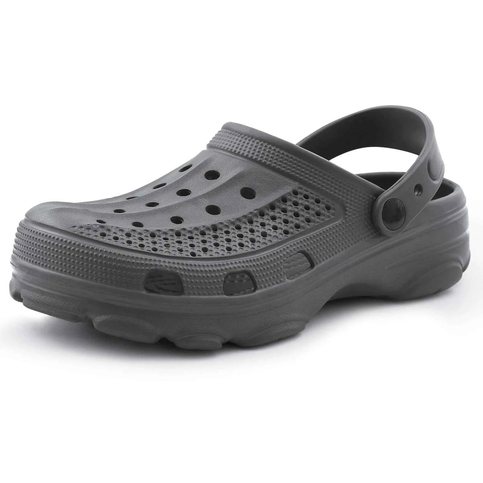 Pallene Fashion Clogs For Men EVA Light Hole Garden Shoes Outdoor Male Beach Sandals Home Bathroom Shoe Unisex Casual Slides