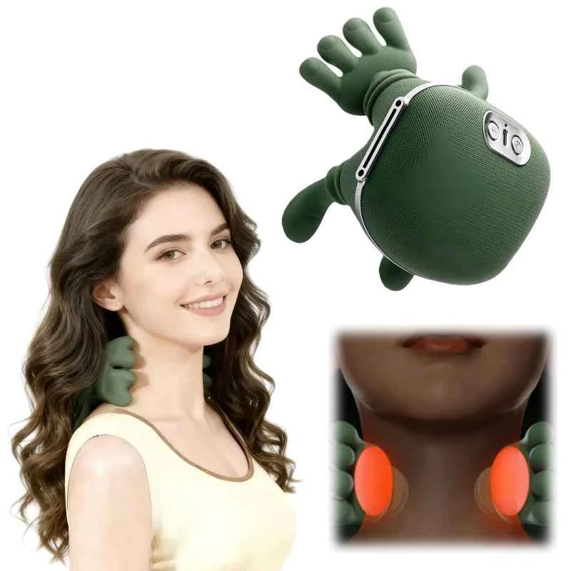 Neck Massager 2026 Electric Shoulder & Cervical Massage Deep Tissue Body Massager Almost Real Person Massager