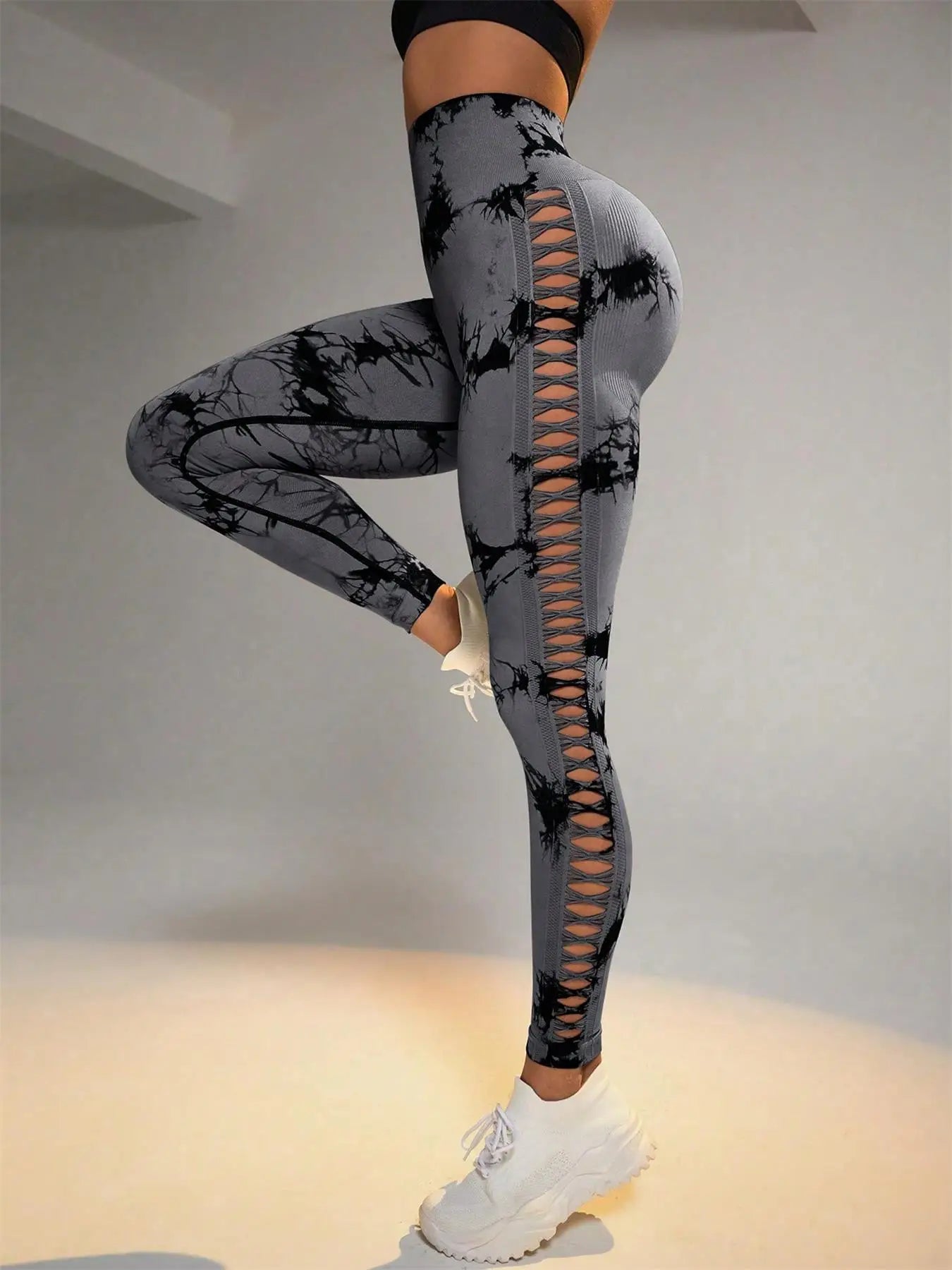 Tie Dye Seamless Scrunch Leggings