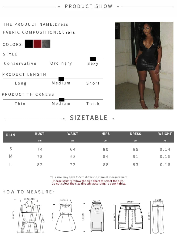 Minivestido sin espalda Kliou Sexy - Vestido de fiesta ajustado con cuello halter