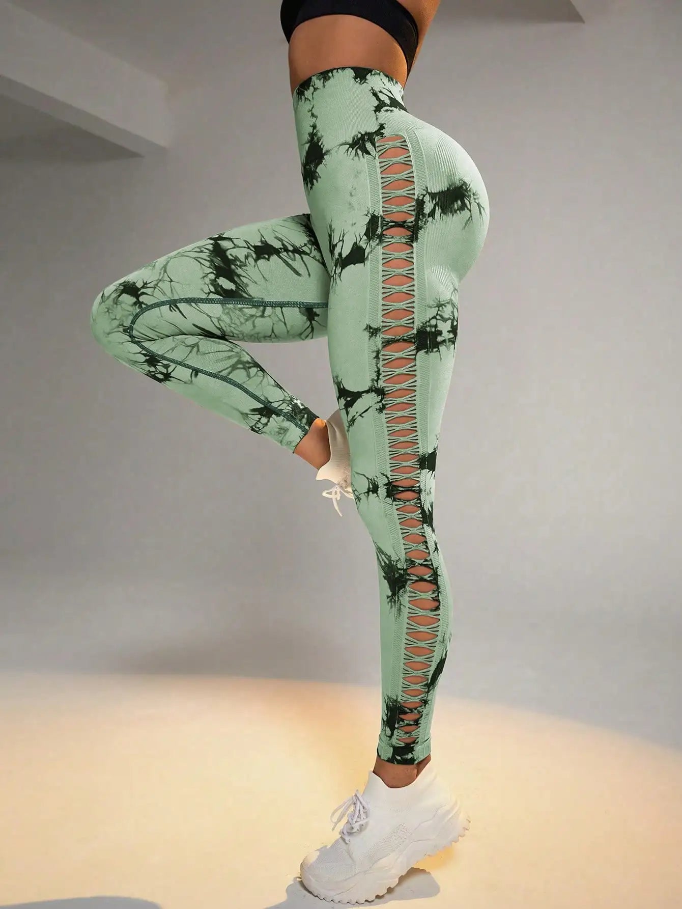 Tie Dye Seamless Scrunch Leggings