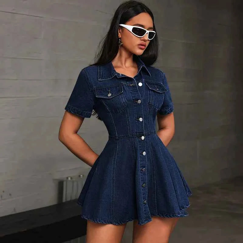 Denim Downtown Mini Dress