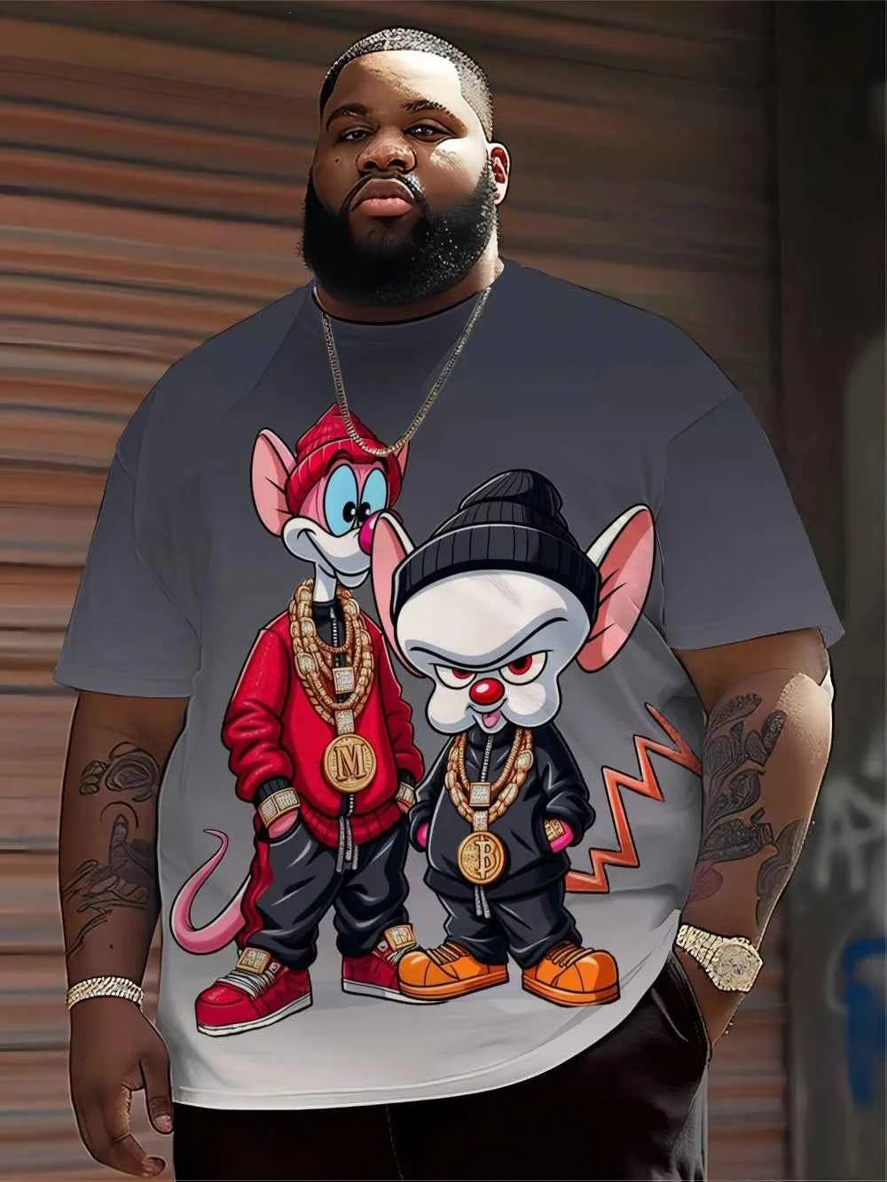 DCDG WildPrint Tee™ – Cartoon Animal Street Edition