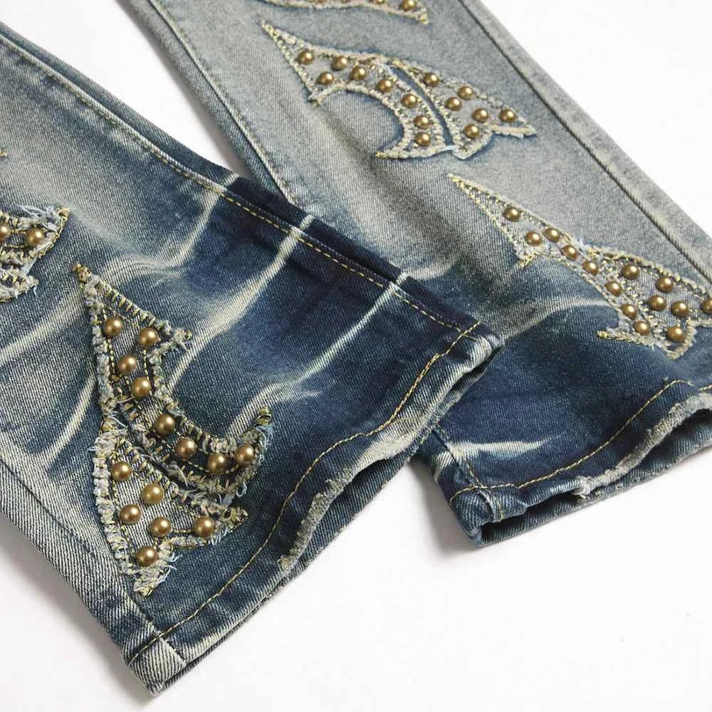 DCDG RivetFlux Bootcut Denim™ – Distressed Street Edition