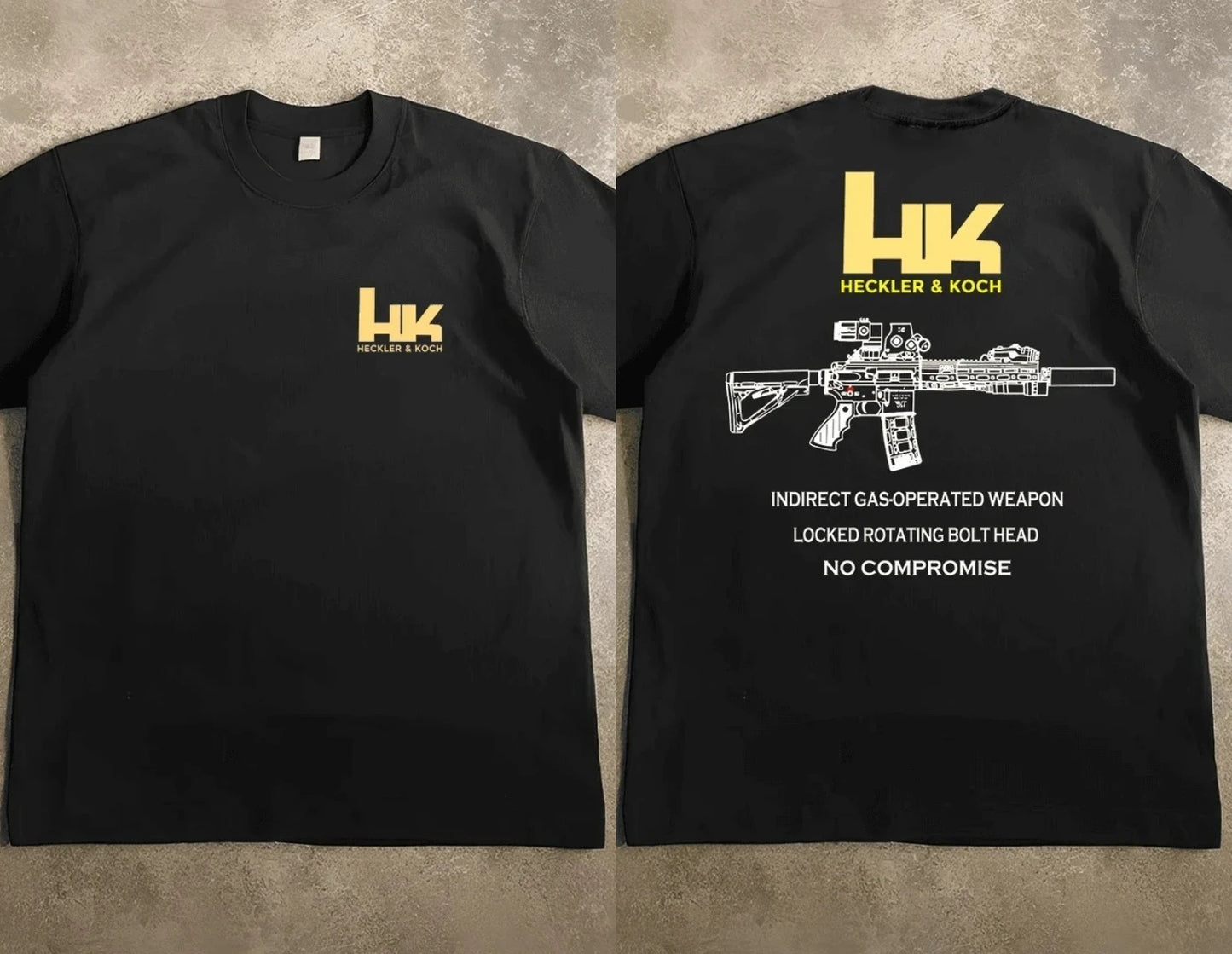🔥 Camiseta gráfica oversize táctica DCDG